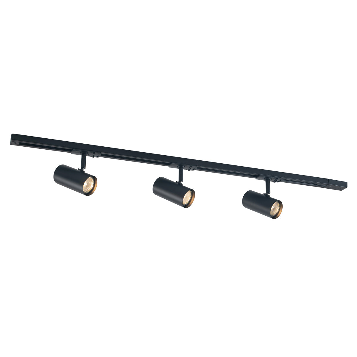 Prime 3-Spotsskinne GU10 Svart