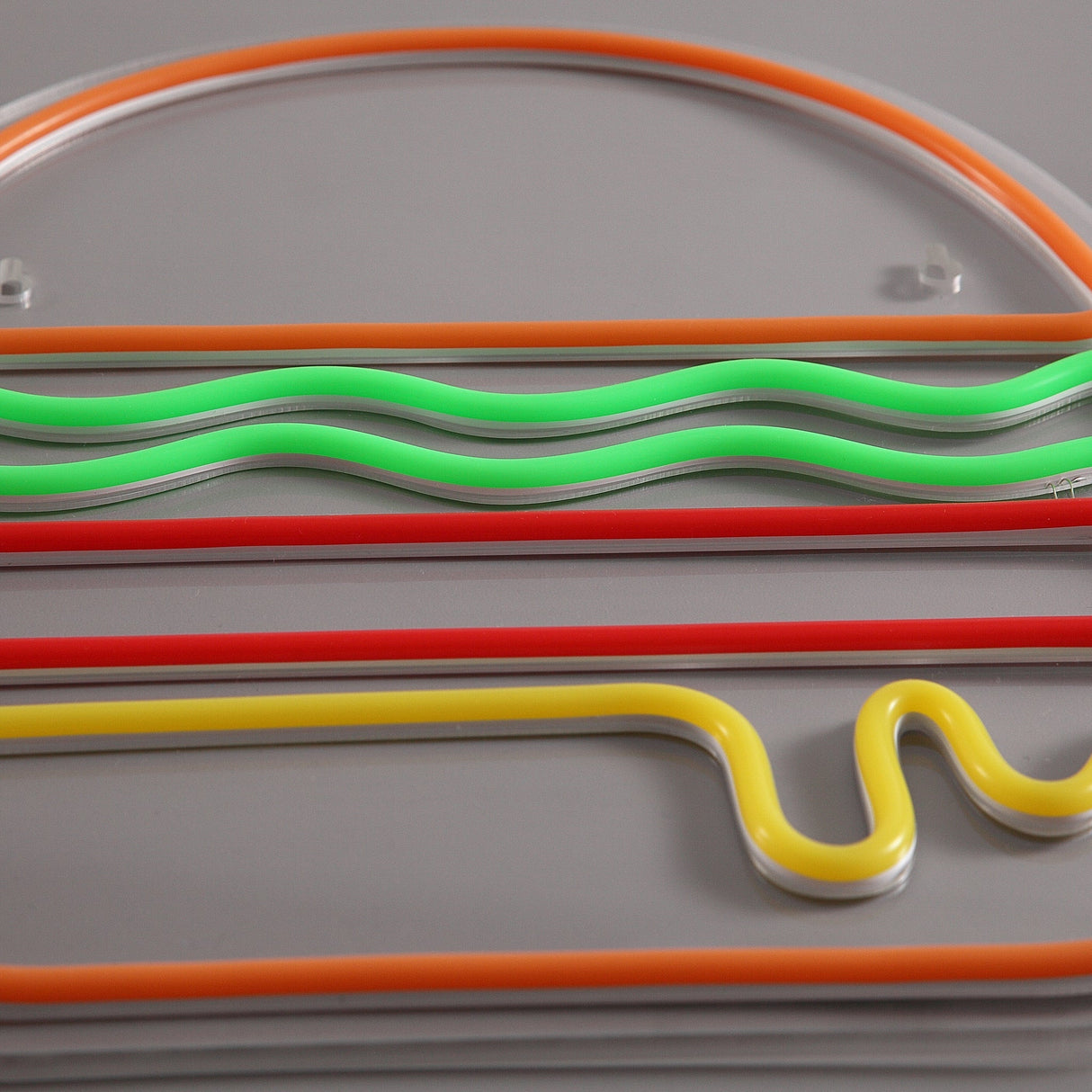 Burger Neon Vägglampa-Lampconcept.se