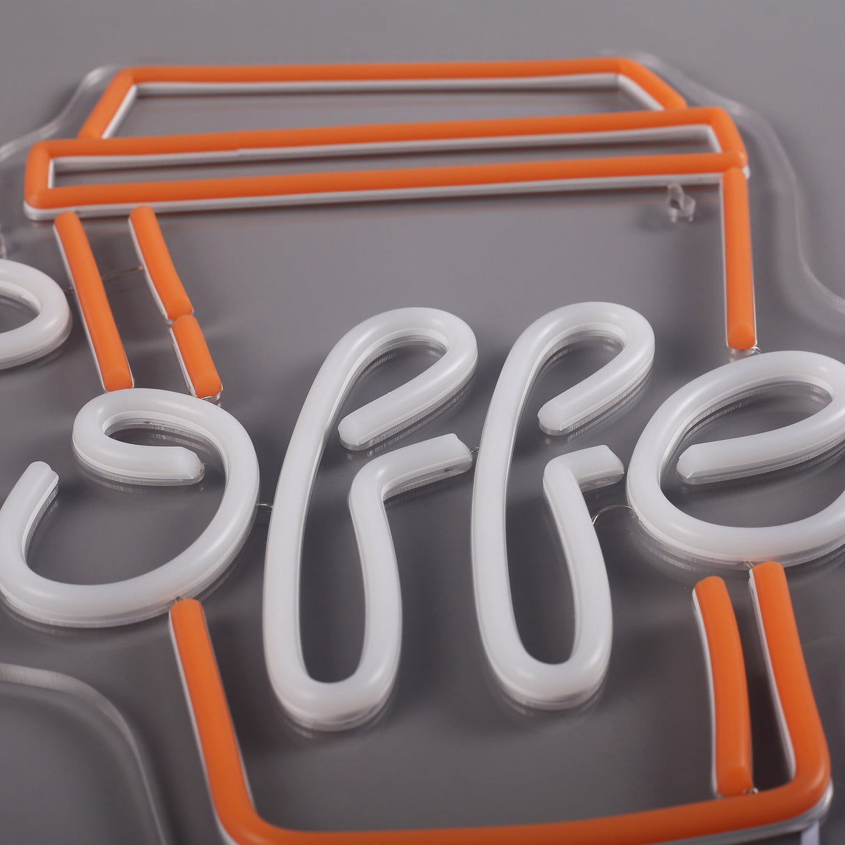 Coffee Cup Neon Vägglampa-Lampconcept.se