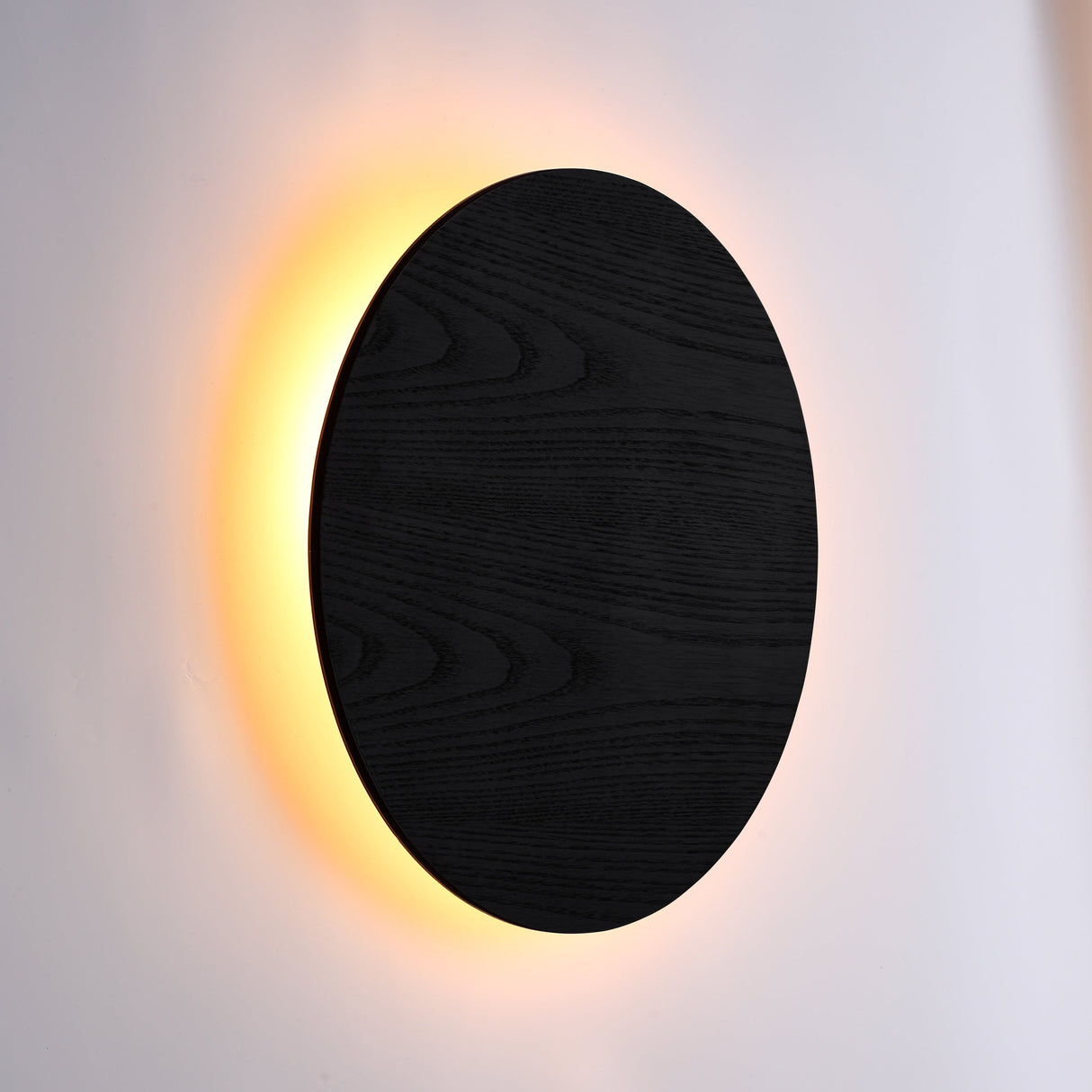 Lori Vegglampe Ø40 Svart Tre