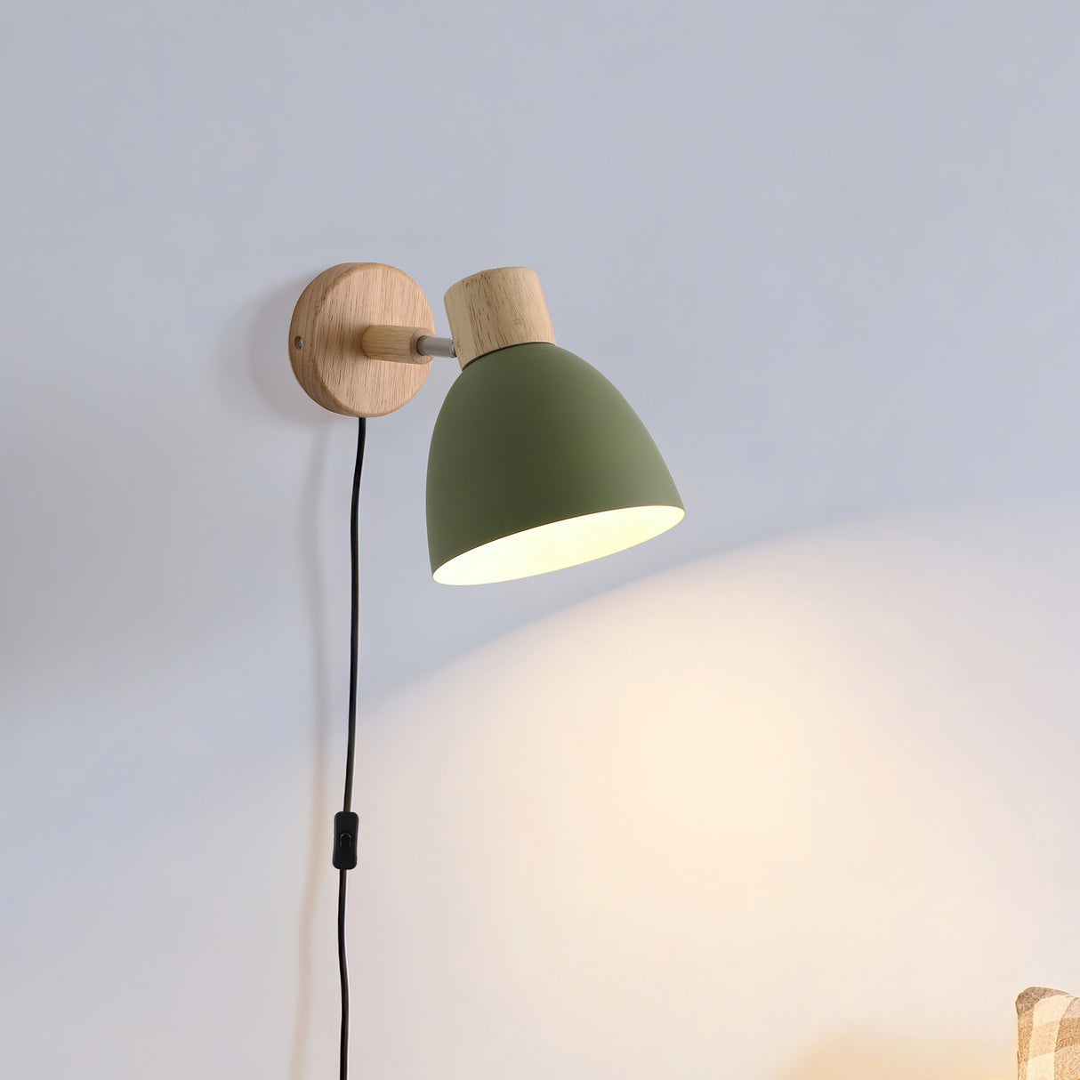 Pino Vegglampe Grønn