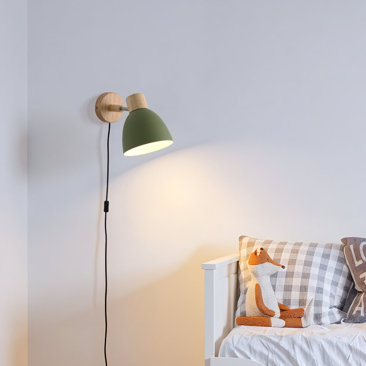 Pino Vegglampe Grønn