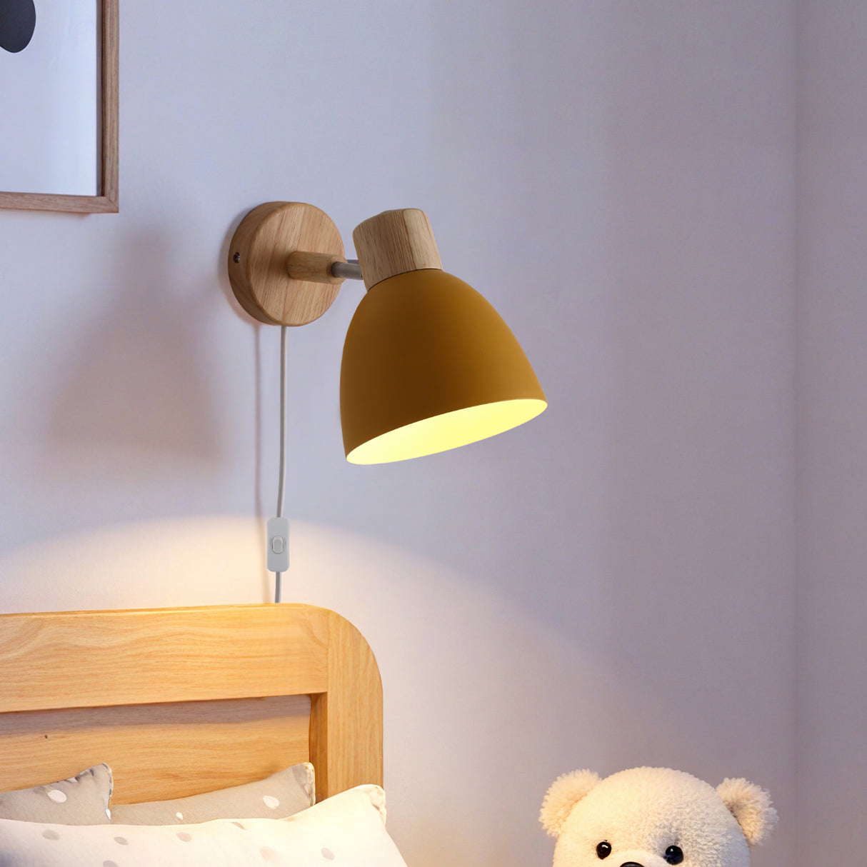 Pino Vegglampe Mustard