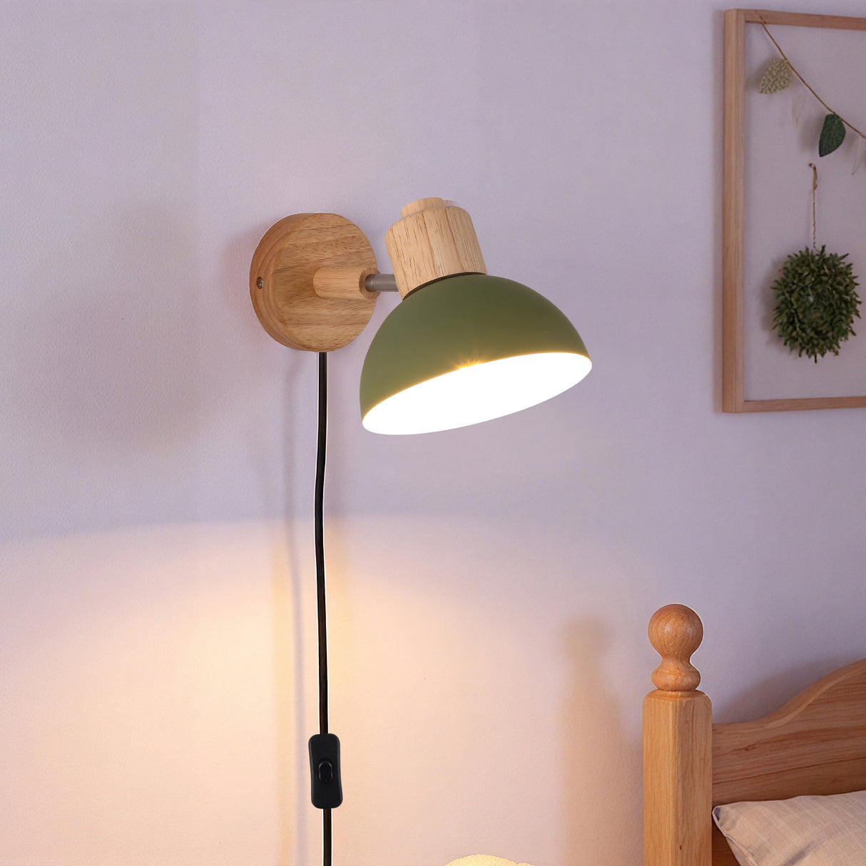 Boom Vegglampe Grønn