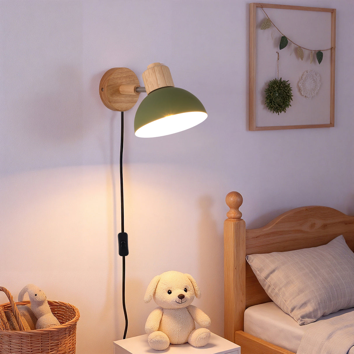 Boom Vegglampe Grønn