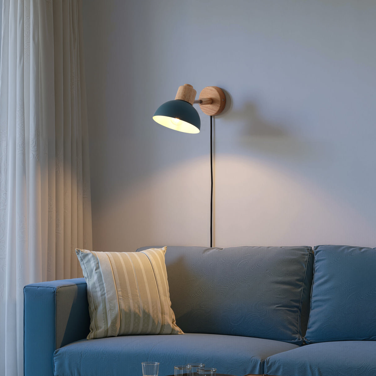 Boom Vegglampe Petroleum