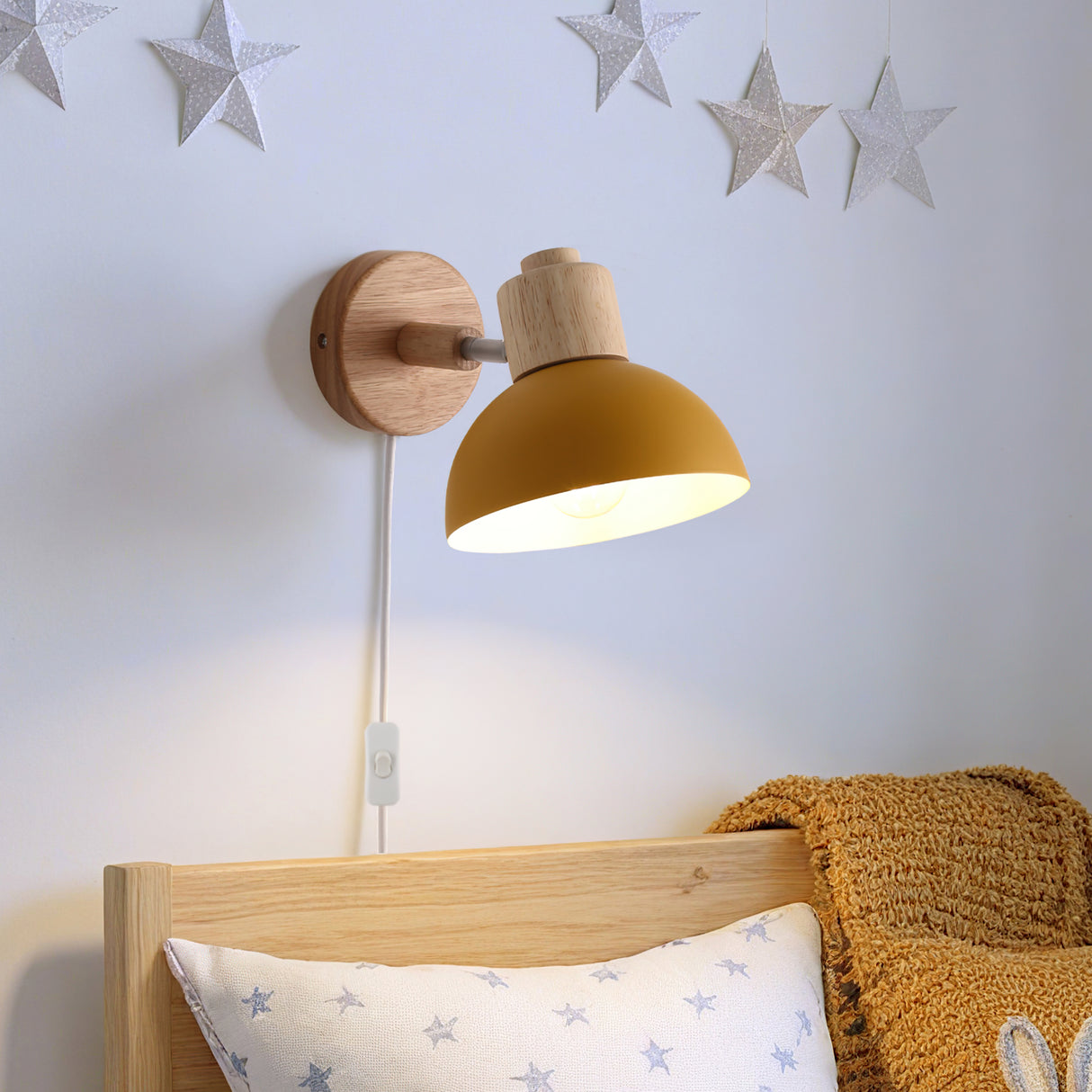 Boom Vegglampe Mustard