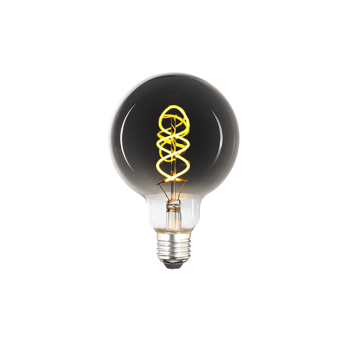 LED E27 4W G95 Spiral Dimbar Smoke-Lampconcept.se