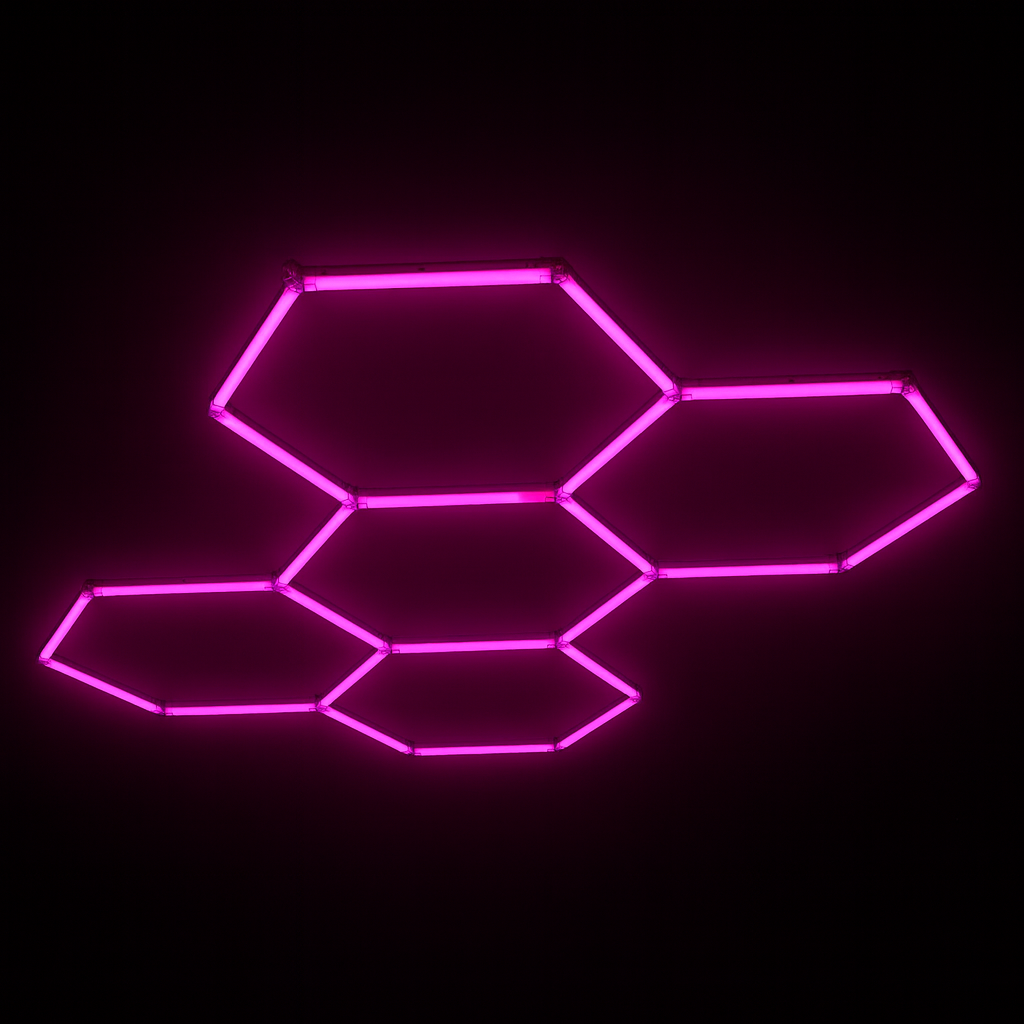 Hexagon Garage LED 5-Set 6500K RGB