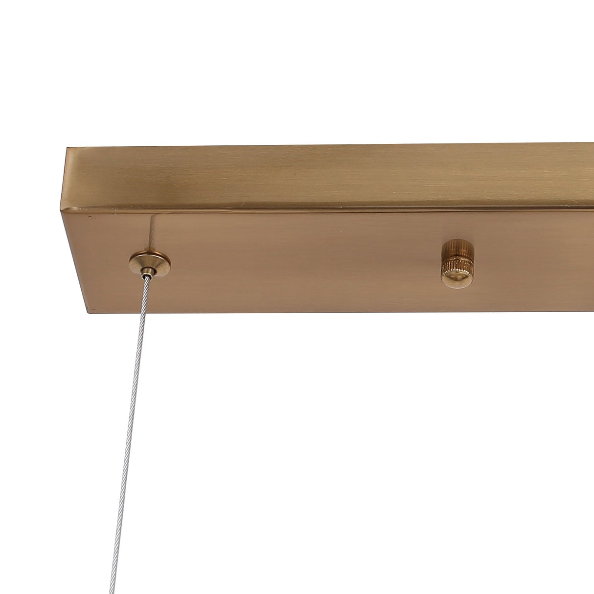 Lugano Langbordslampe Messing/Opal