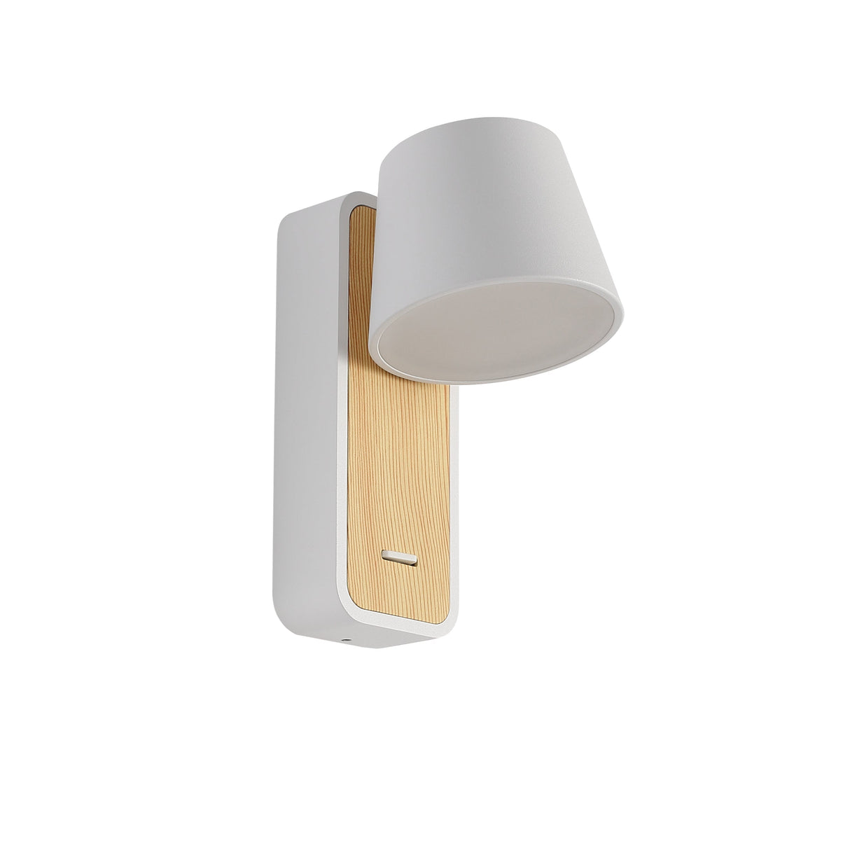 Torino Vegglampe Hvit/Trelook