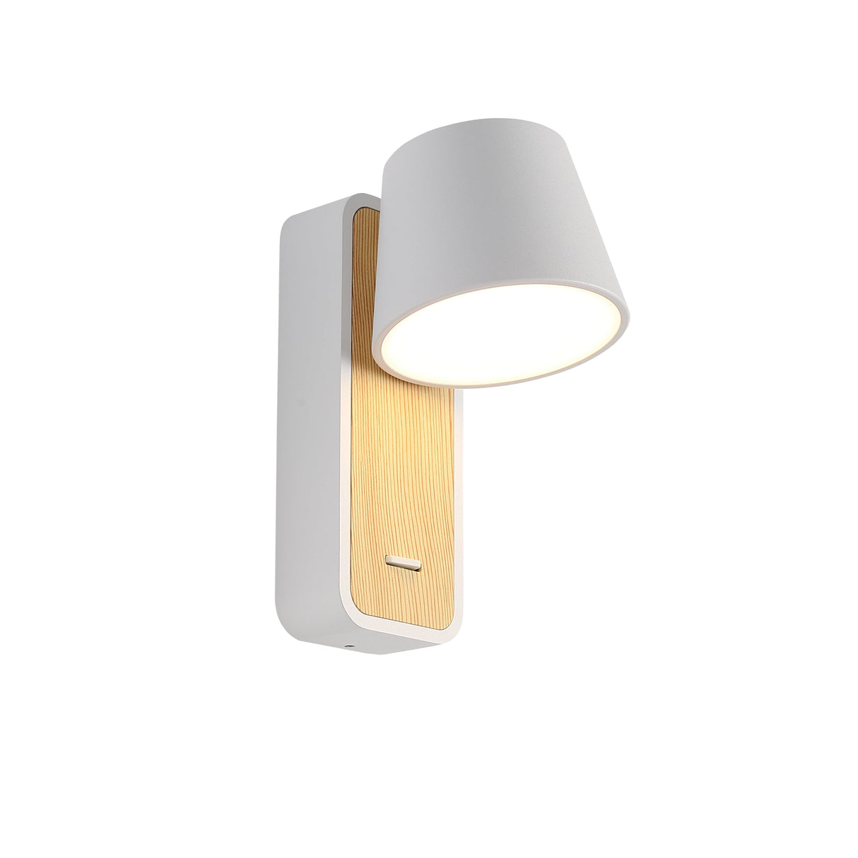 Torino Vegglampe Hvit/Trelook
