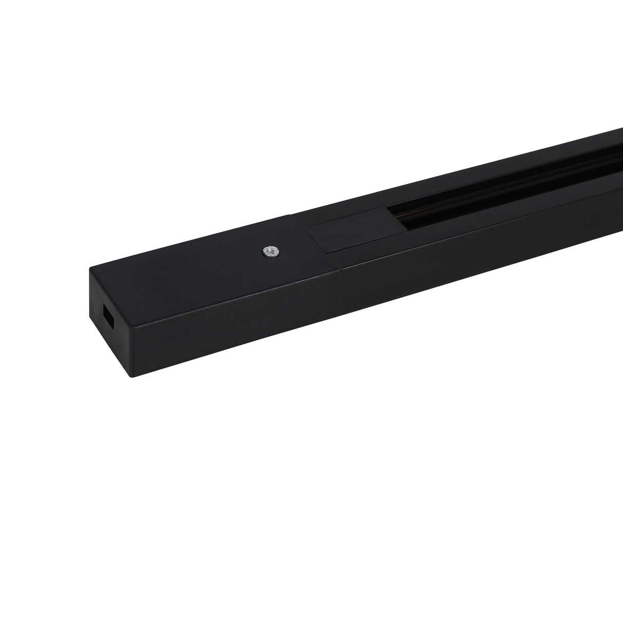 Strømskinne 1-faset 1 m svart