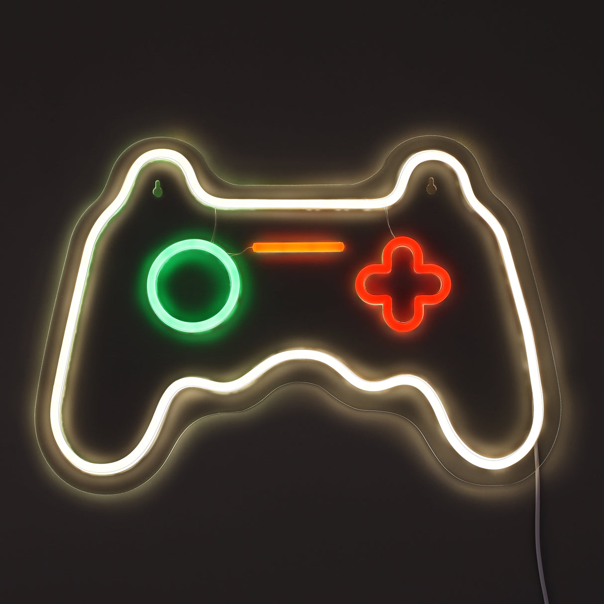 Joystick Neon Vegglampe Hvit