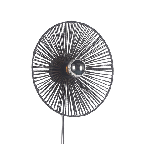 Wave Vägglampa Ø40 Sort-Lampconcept.se