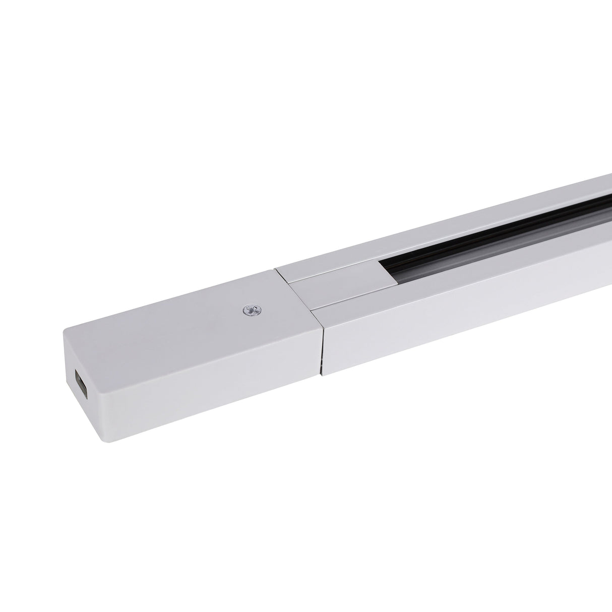 Strømskinne 1-faset 2 m hvit