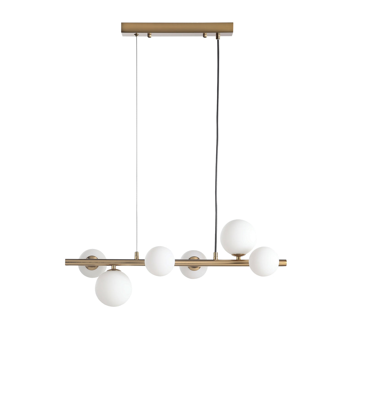 Valencia Small Langbordslampe 63cm Messing/Opal