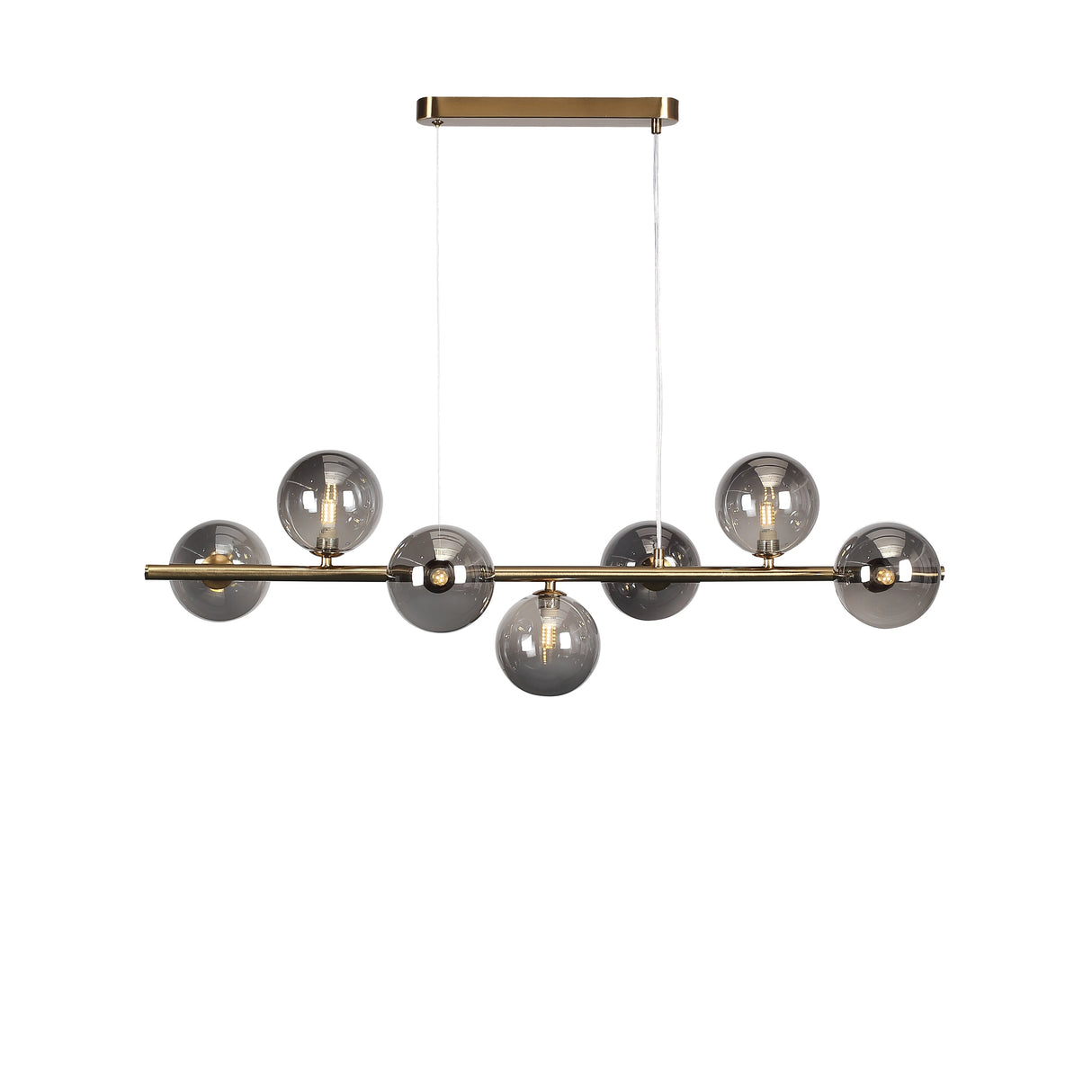 Bubbles Langbordslampe 90 cm Smoke