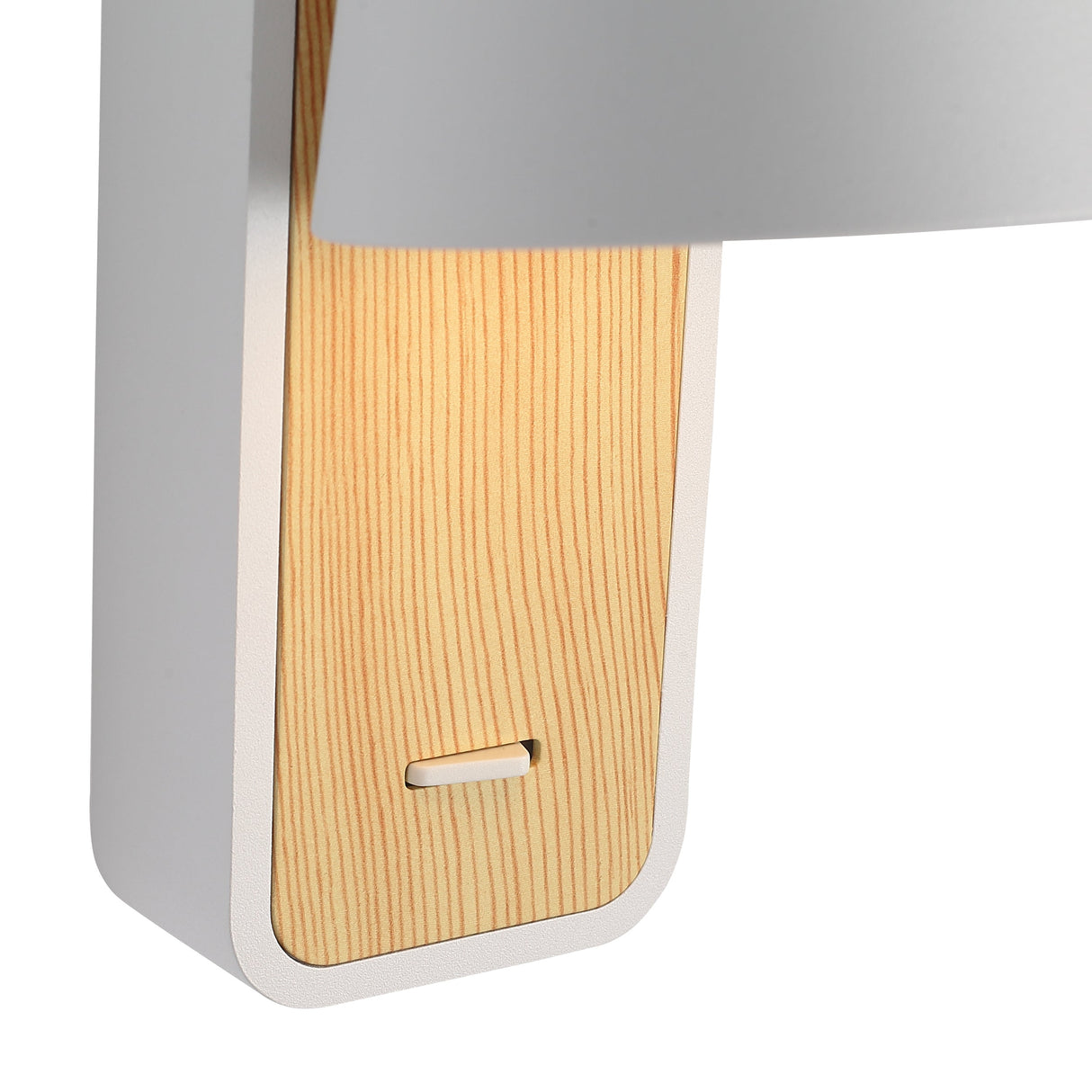 Torino Vegglampe Hvit/Trelook