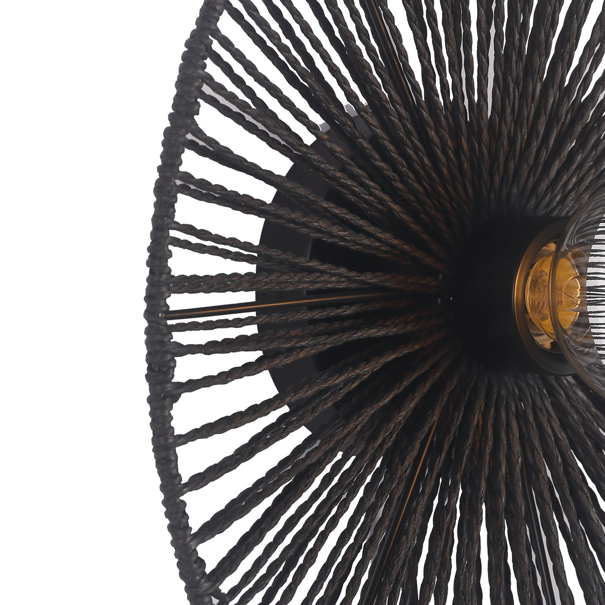 Wave Vägglampa Ø40 Sort-Lampconcept.se