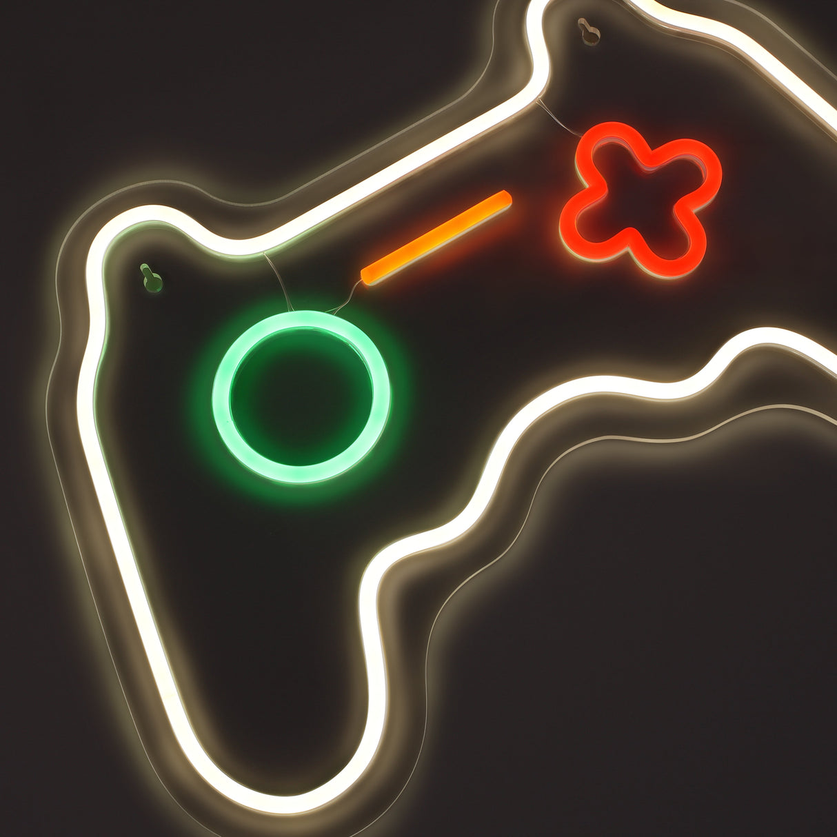 Joystick Neon Vegglampe Hvit