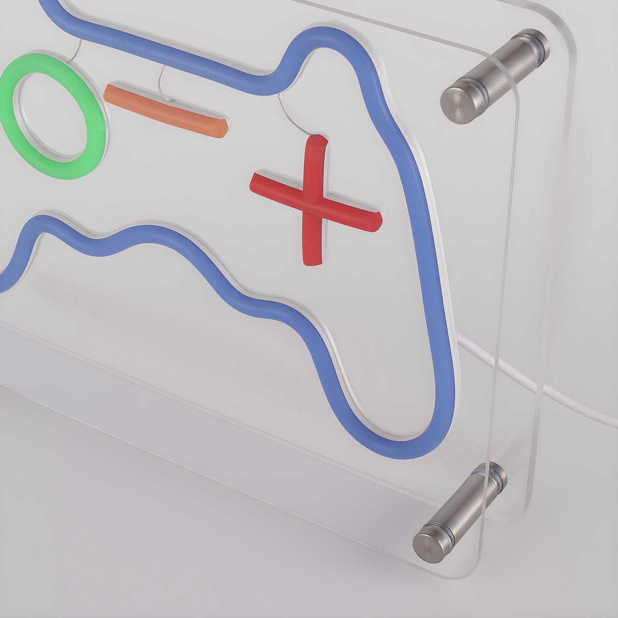 Joystick LED Neon Box Bordlampe