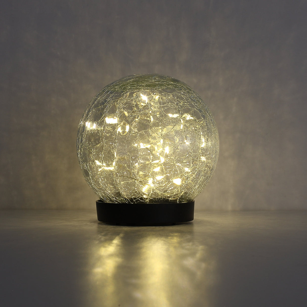 Solcelle Glasskule 12cm