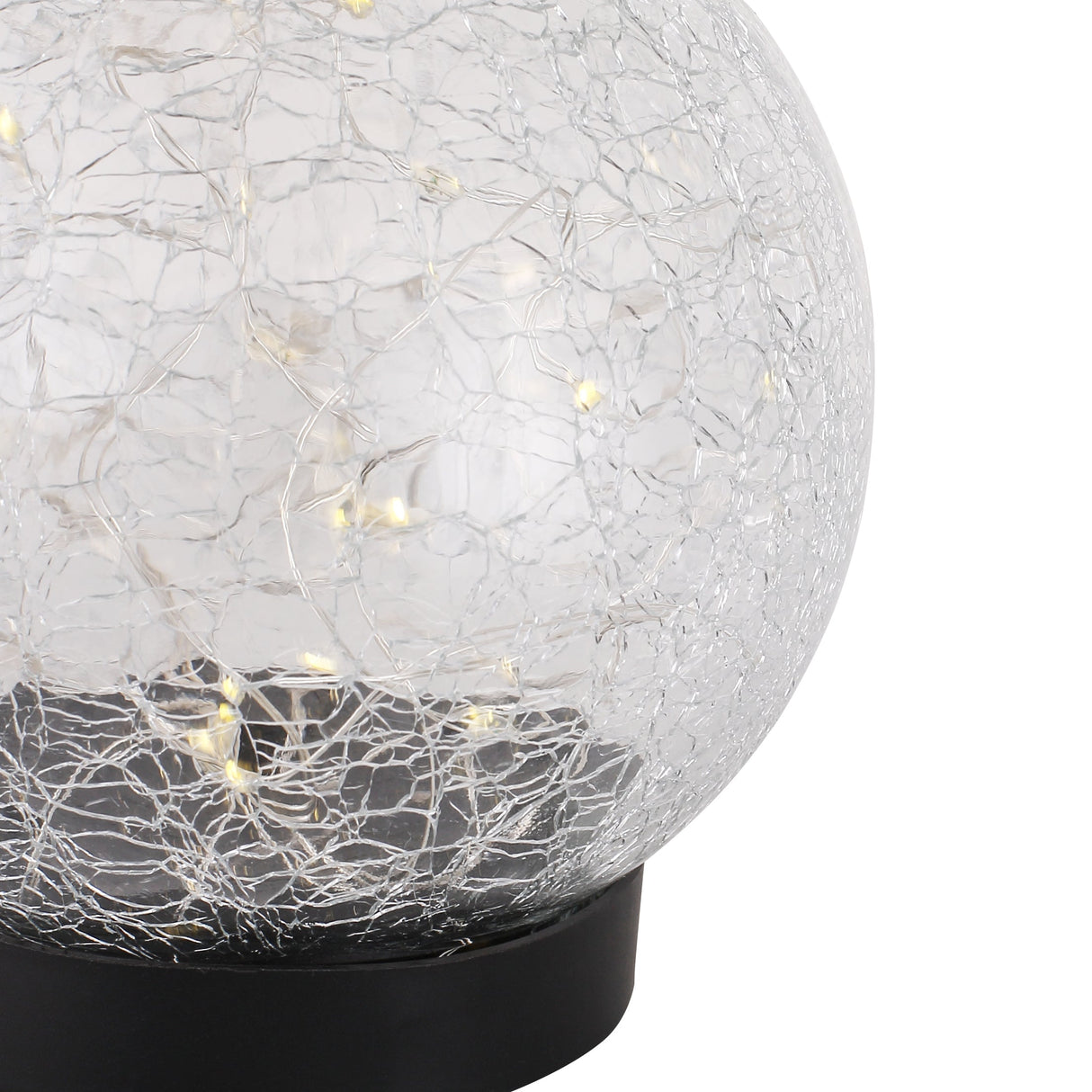 Solcelle Glasskule 12cm