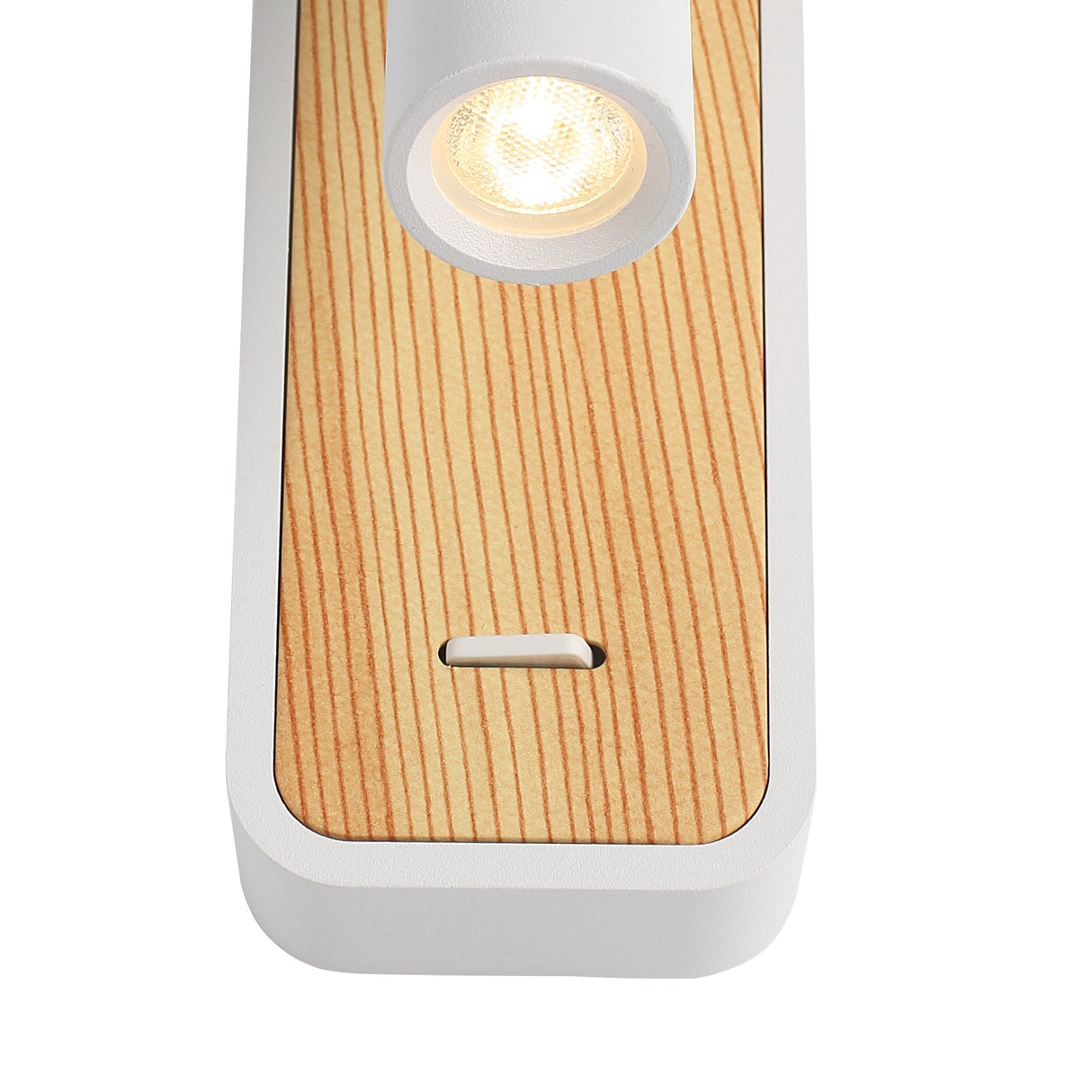 Danta Vegglampe Hvit/Trelook