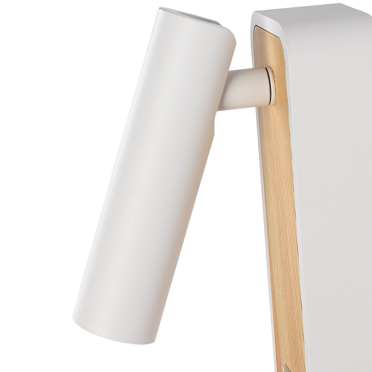 Danta Vegglampe Hvit/Trelook