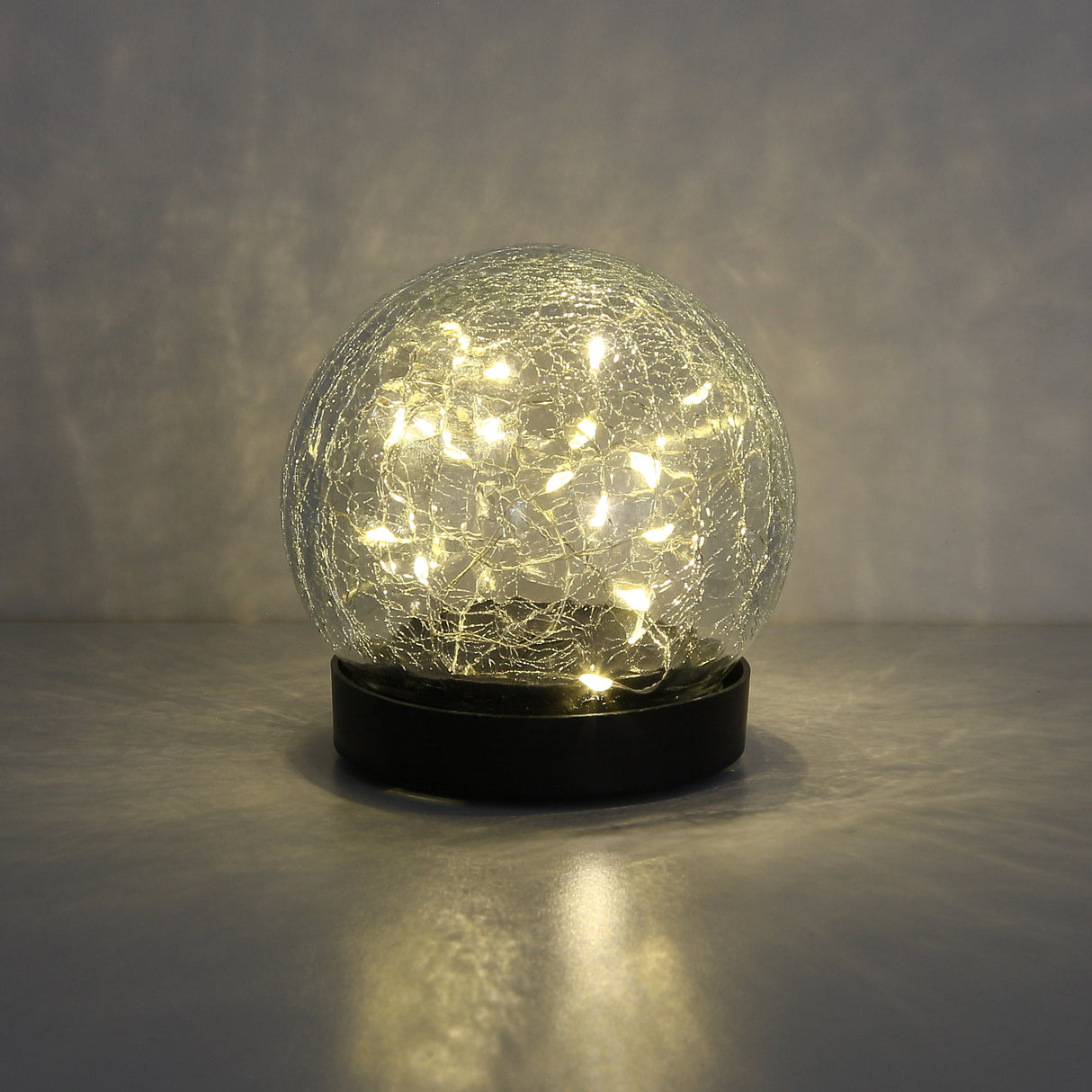 Solcelle Glasskule 10cm