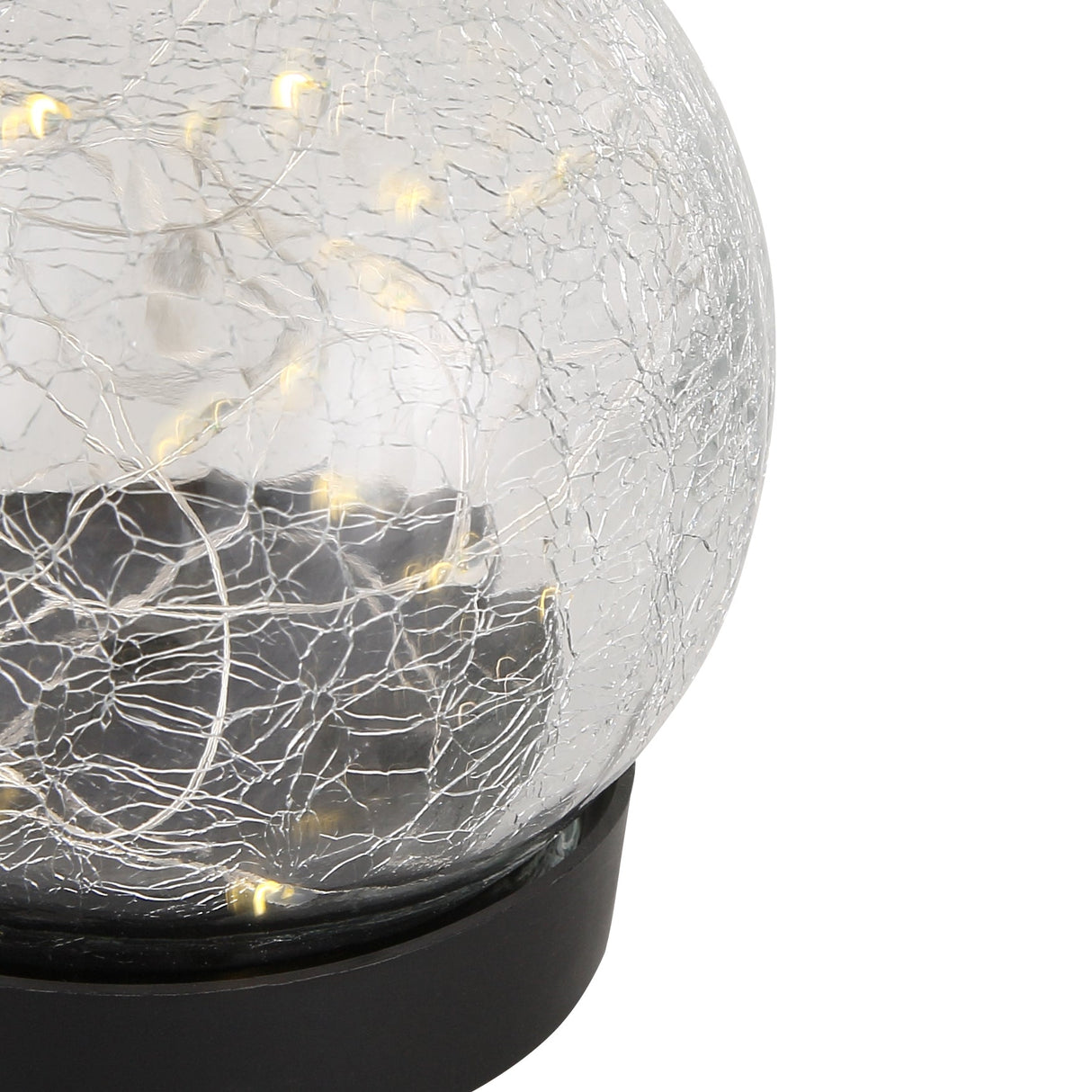 Solcelle Glasskule 10cm