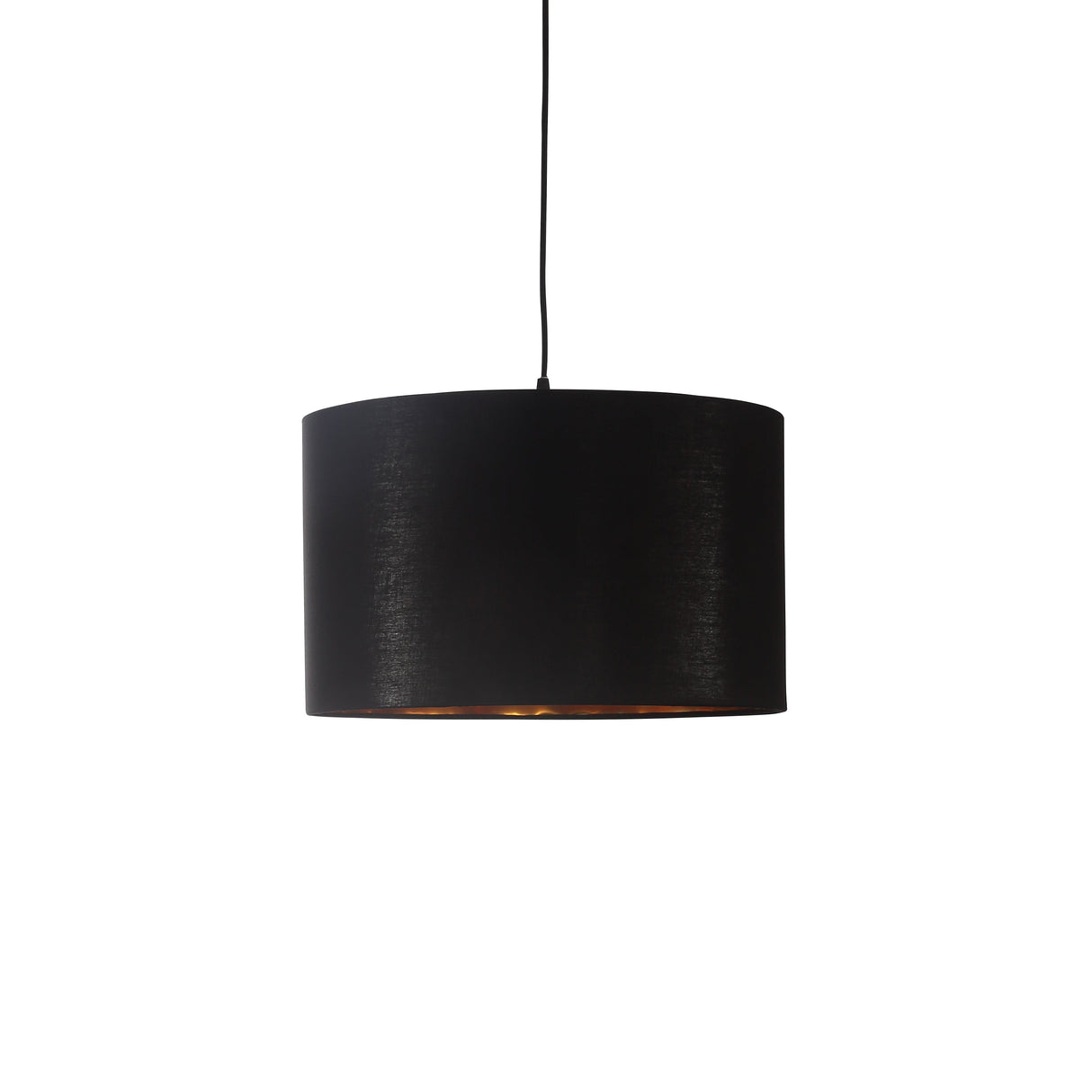 Drum Pendel Ø40 Svart/Messing
