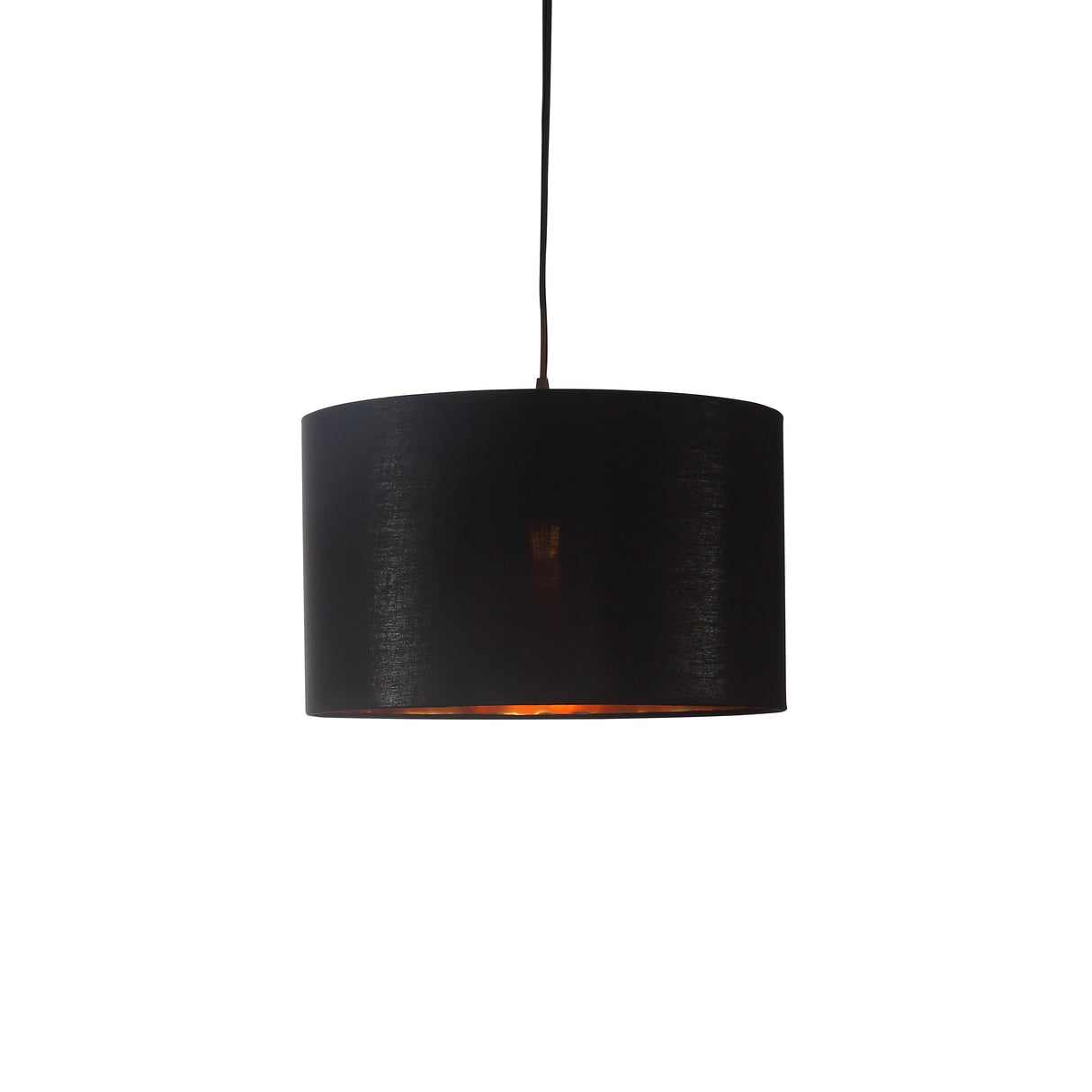 Drum Pendel Ø40 Svart/Messing