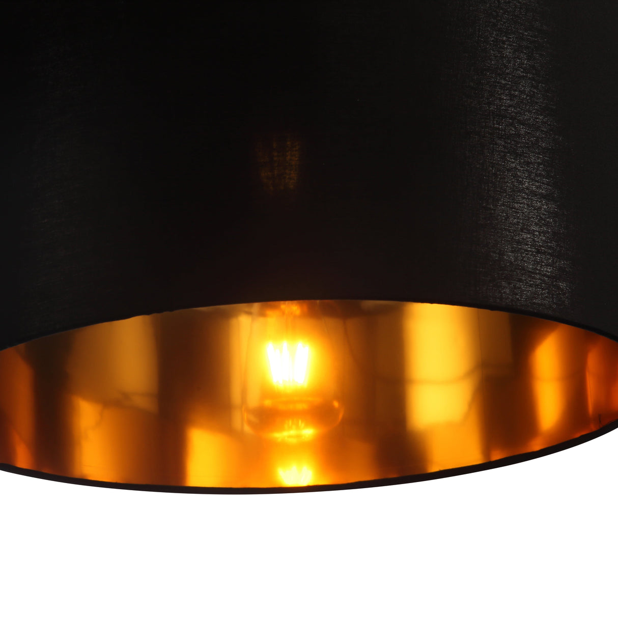 Drum Pendel Ø40 Svart/Messing