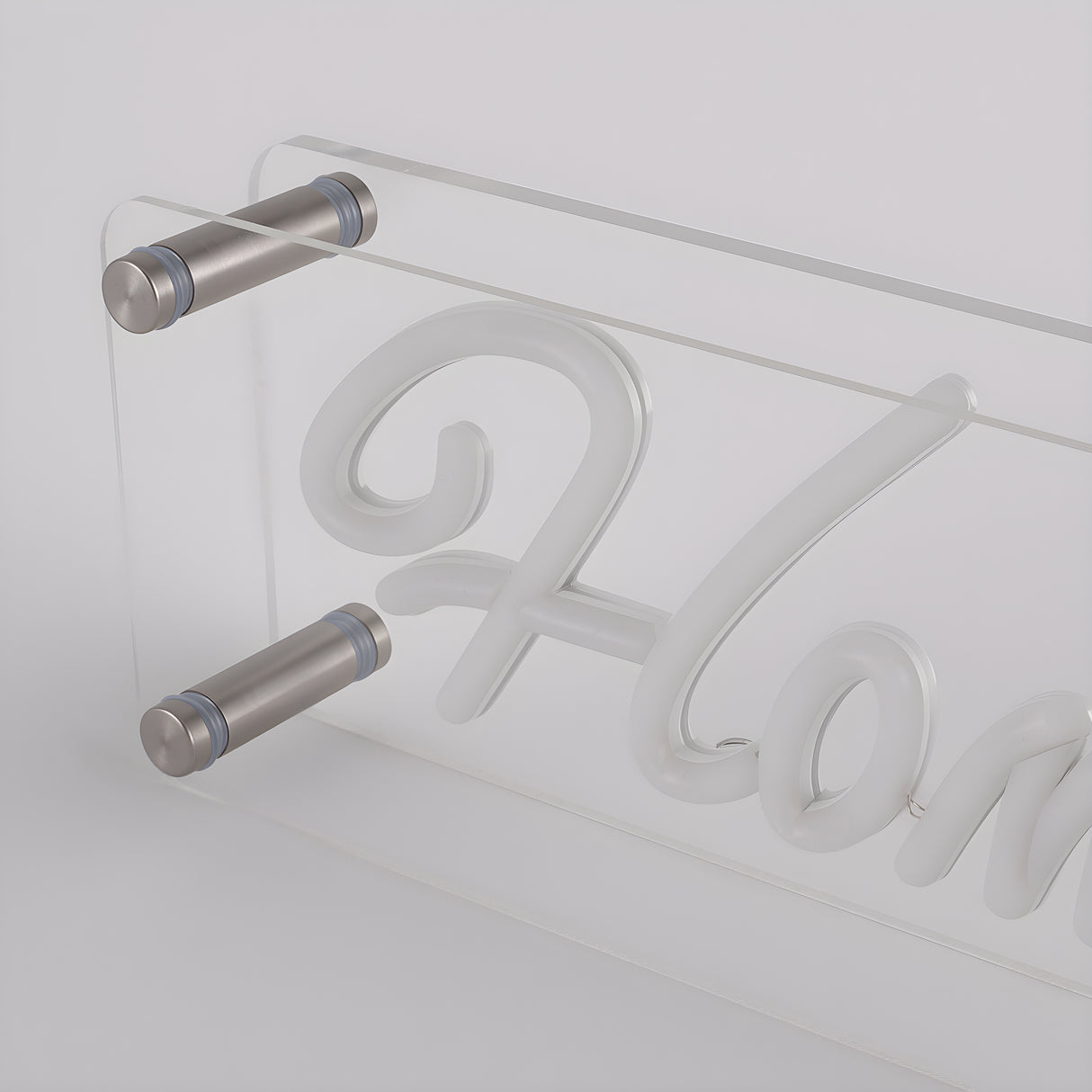 Home LED Neon Box Bordlampe