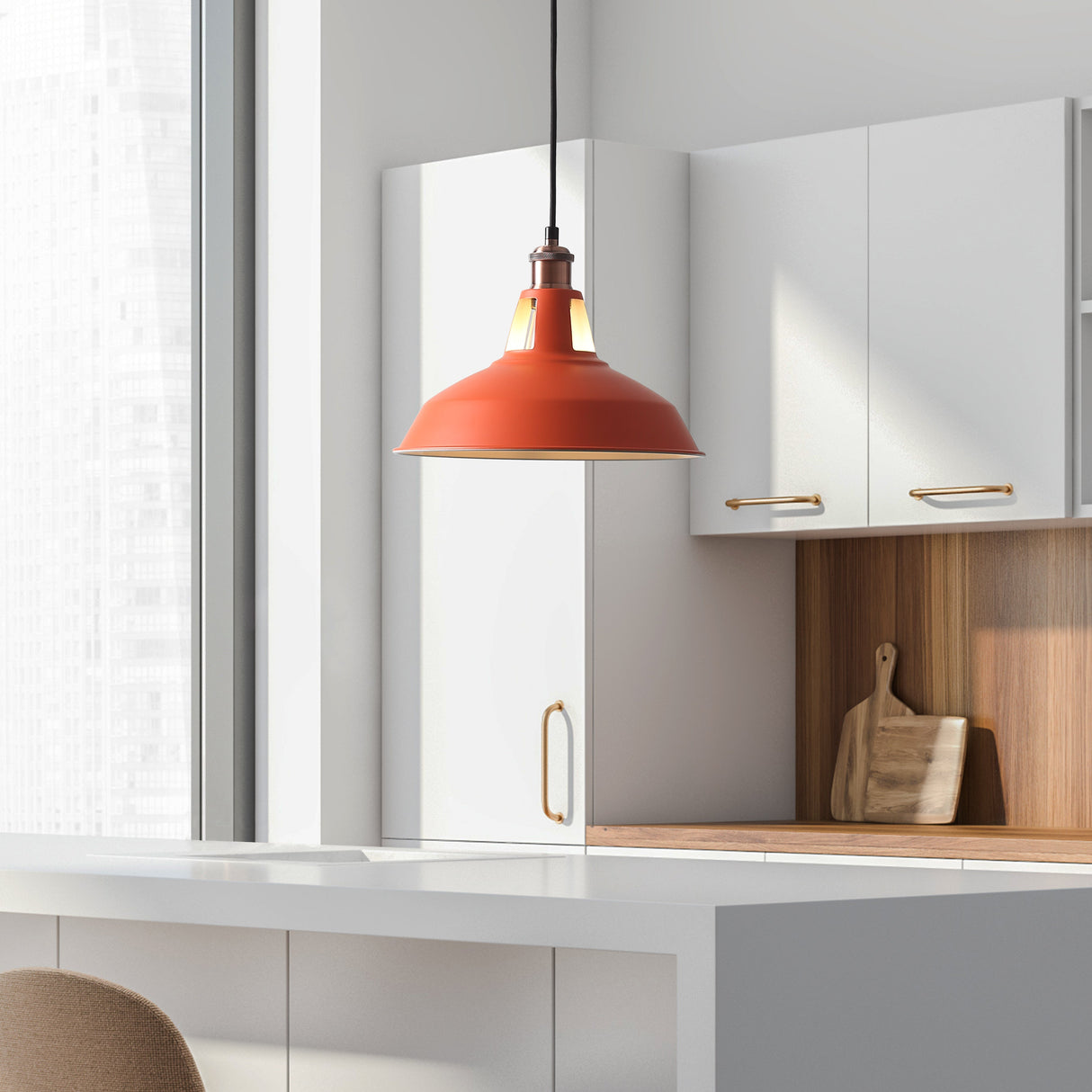 Nosta Taklampa Ø31 Orange-Lampconcept.se