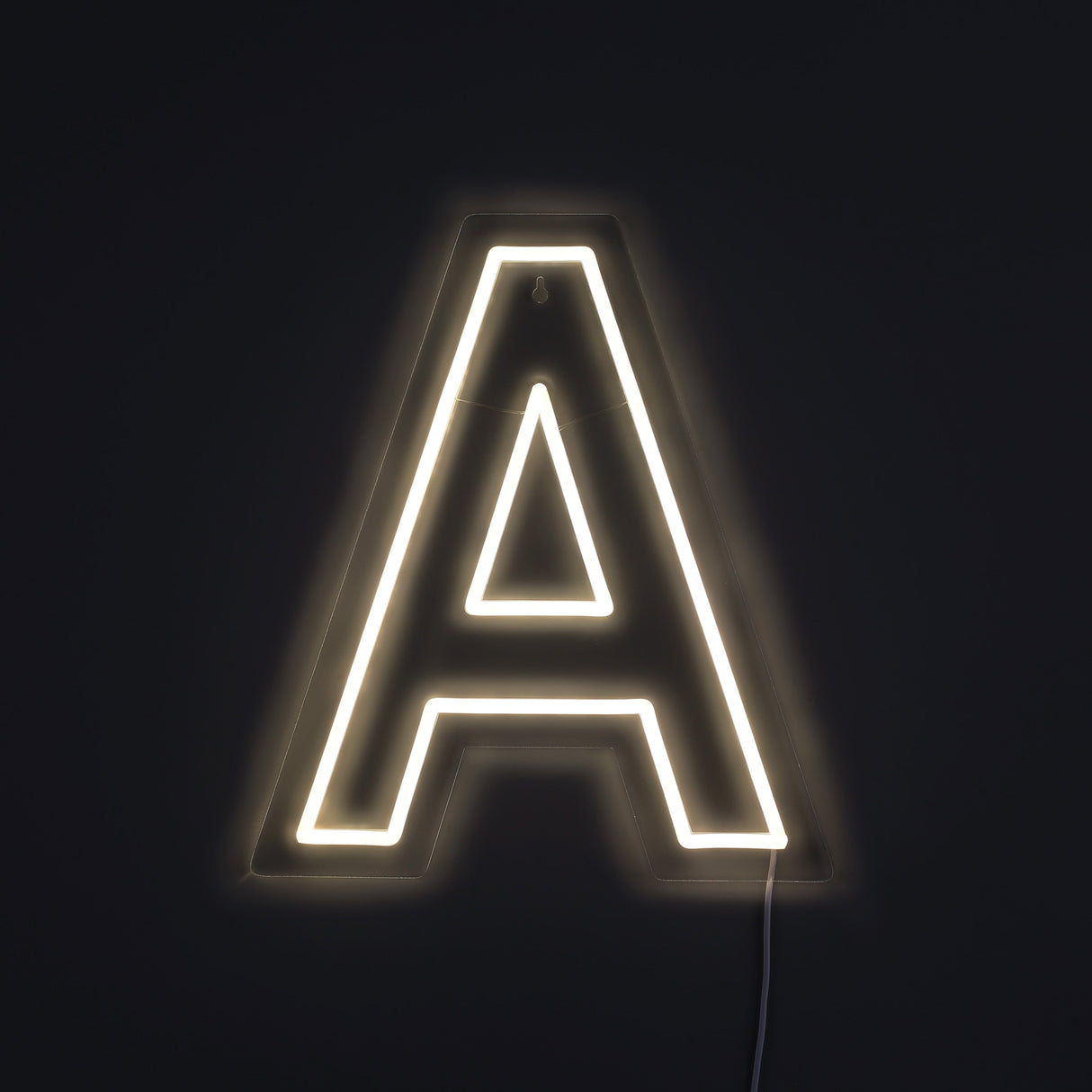Bokstav A Neon Vegglampe