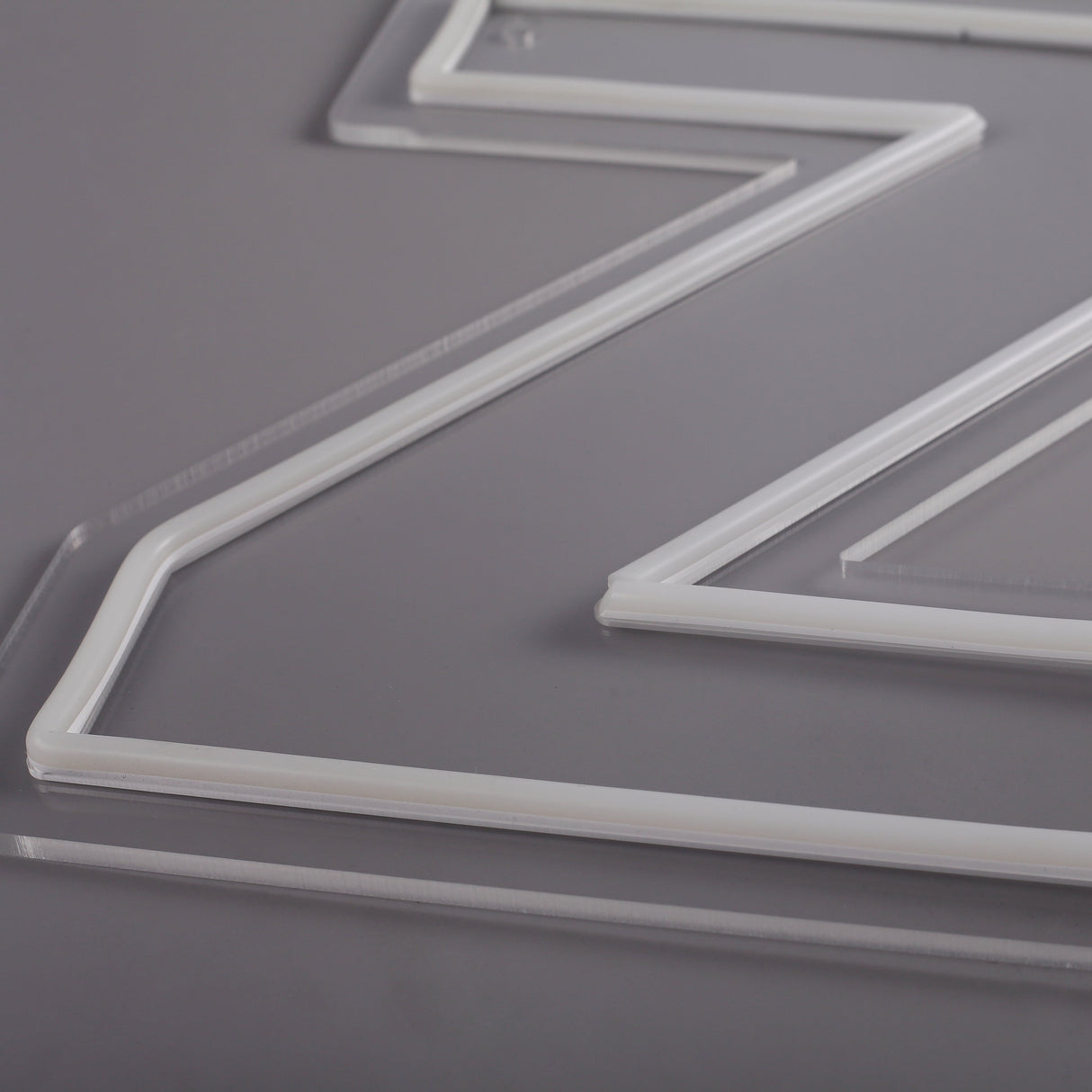 Bokstav Z Neon Vegglampe