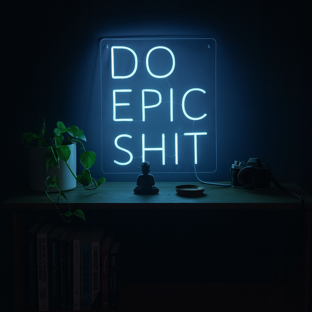 Do Epic Shit Neon Vegglampe