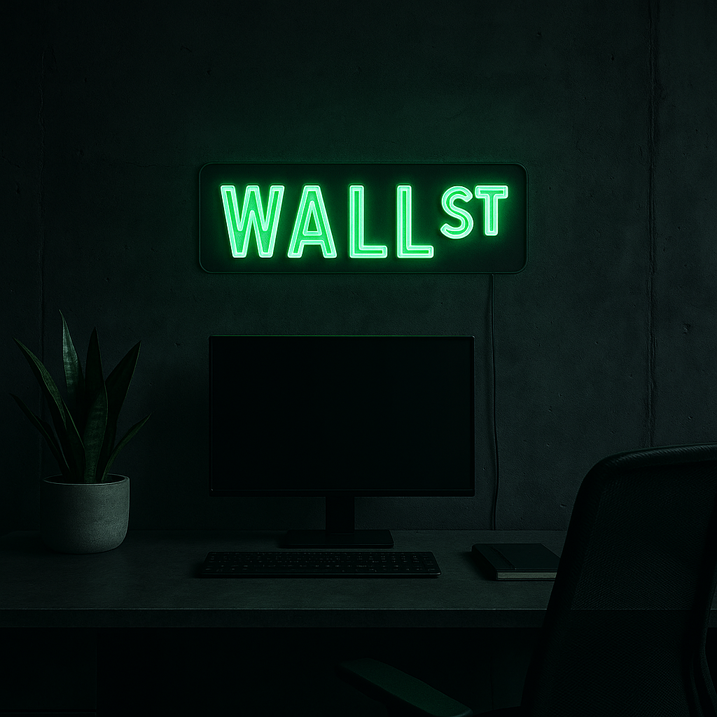 Wallstreet Neon Vegglampe