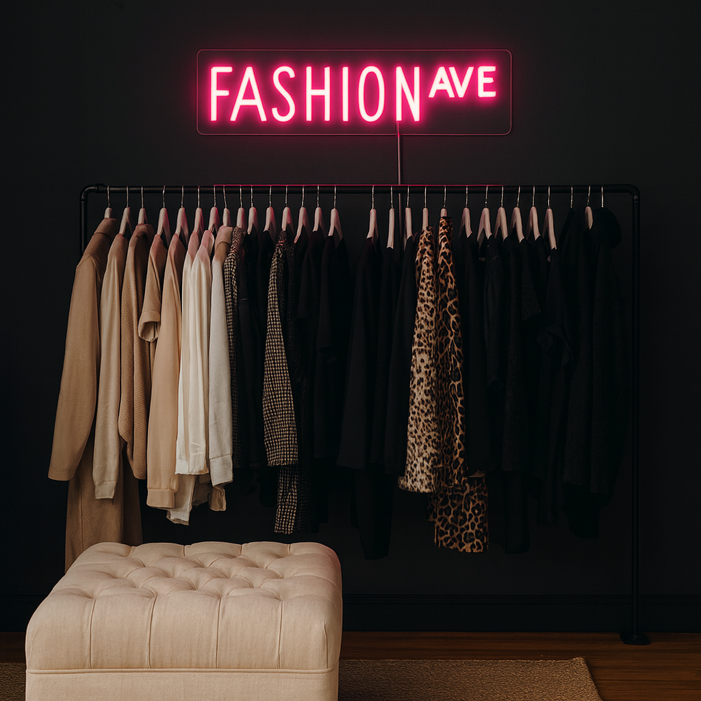 Fashion Avenue Neon Vegglampe
