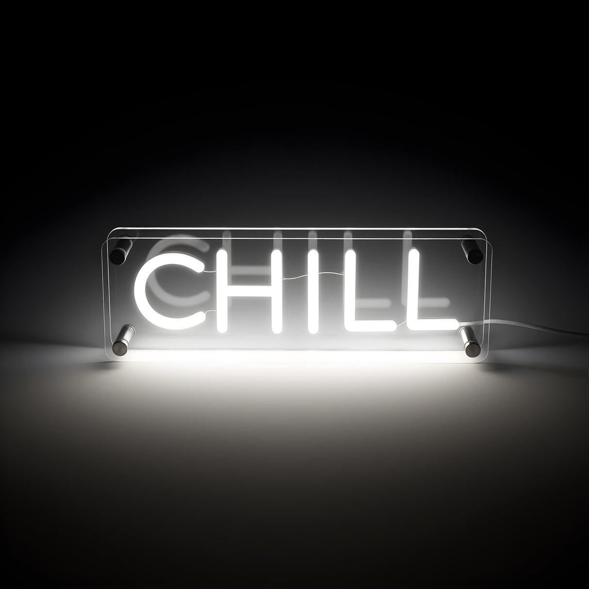 Chill LED Neon Box Bordlampe