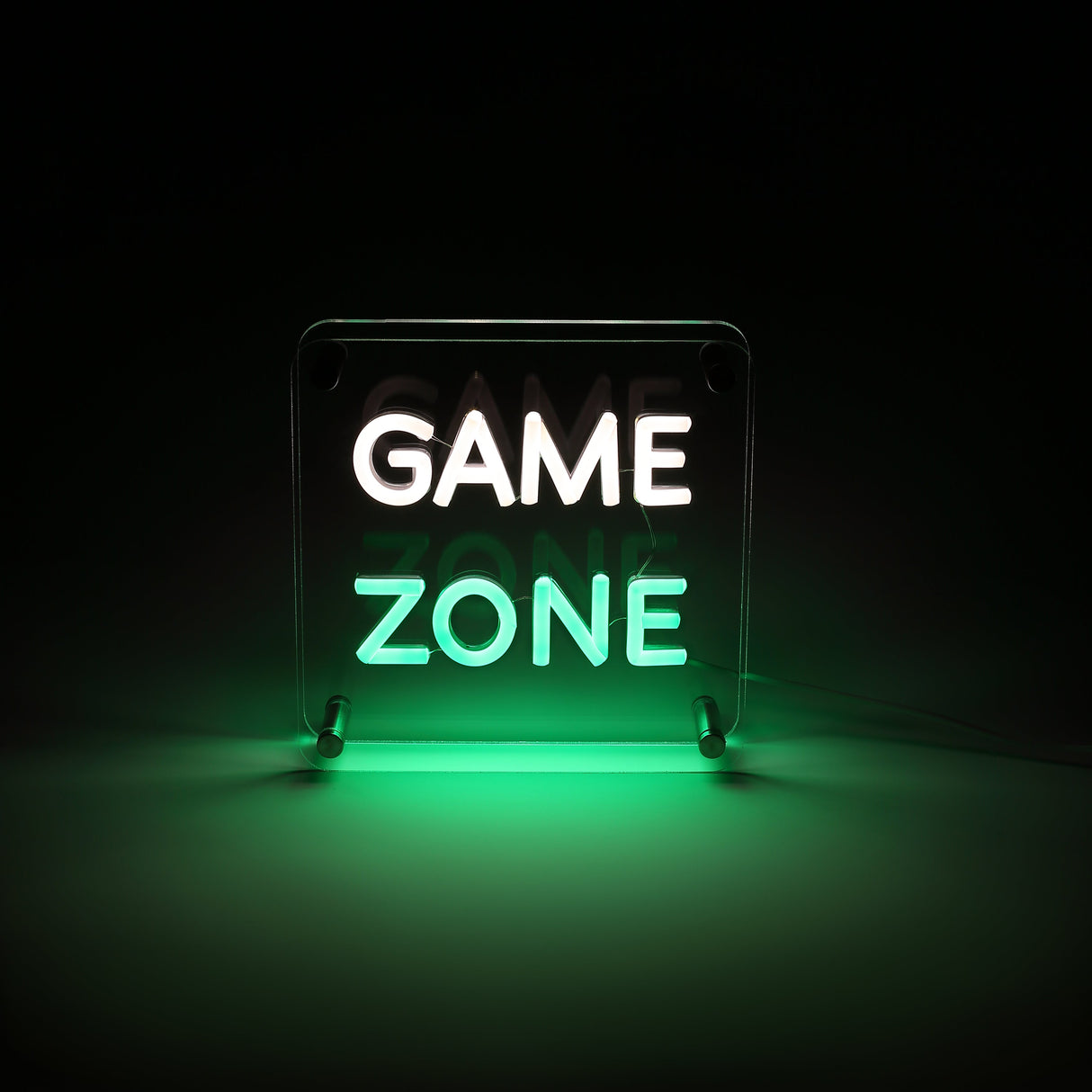 Game Zone LED Neon Box Bordlampe