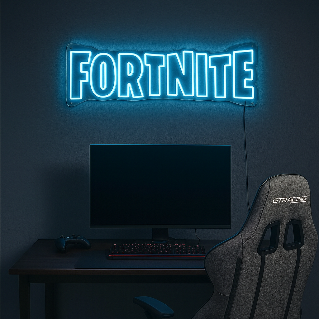Fortnite Neon Vegglampe
