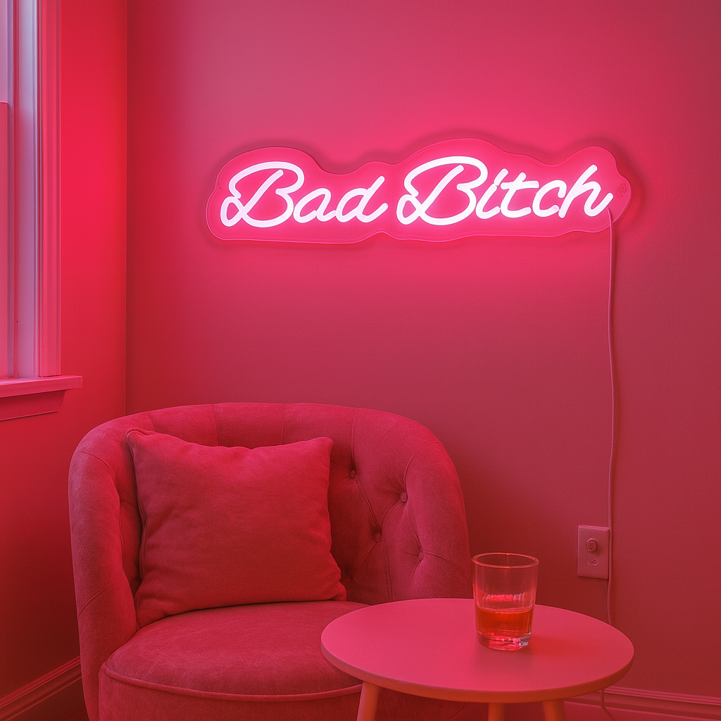 Bad Bitch Neon Vegglampe