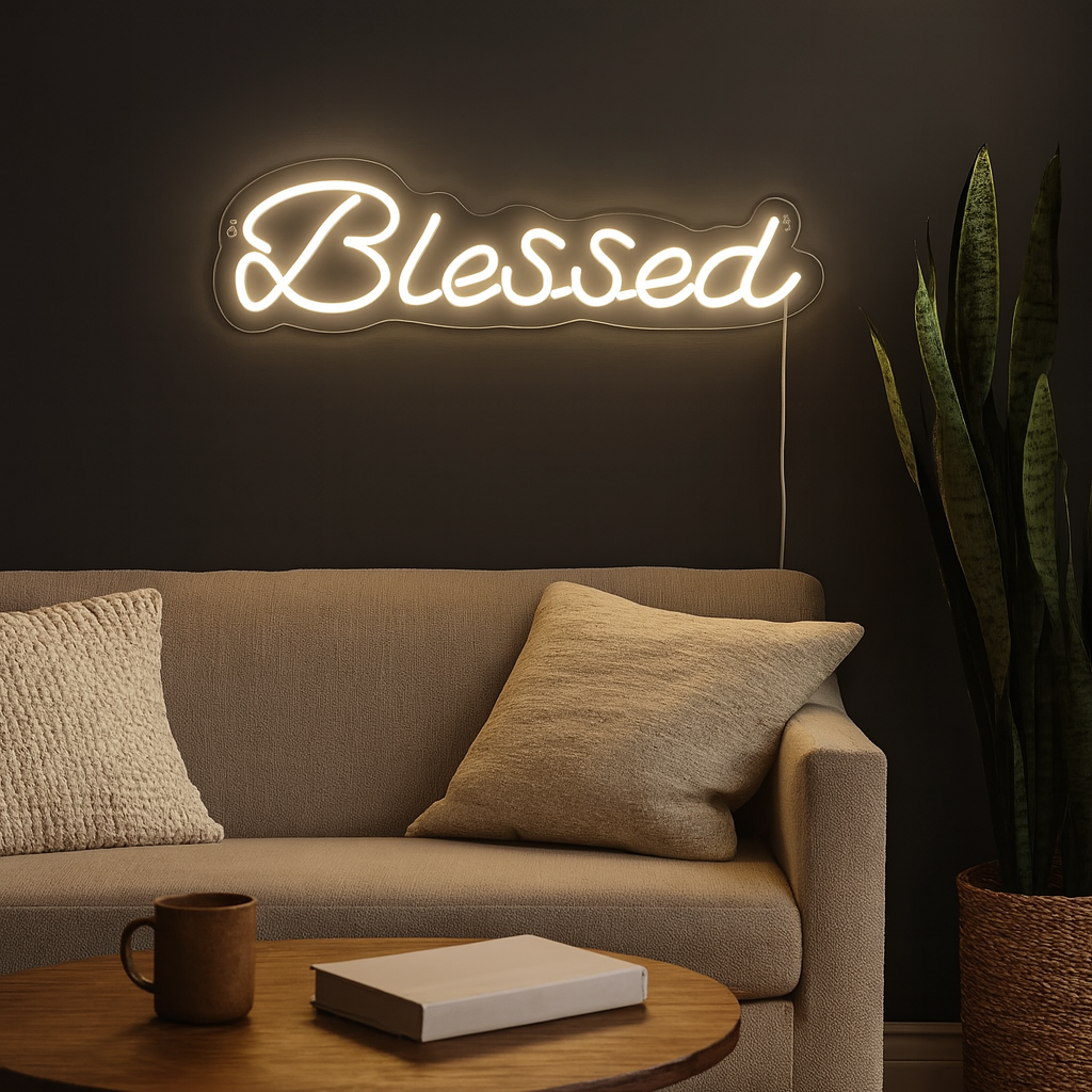 Blessed Neon Vegglampe