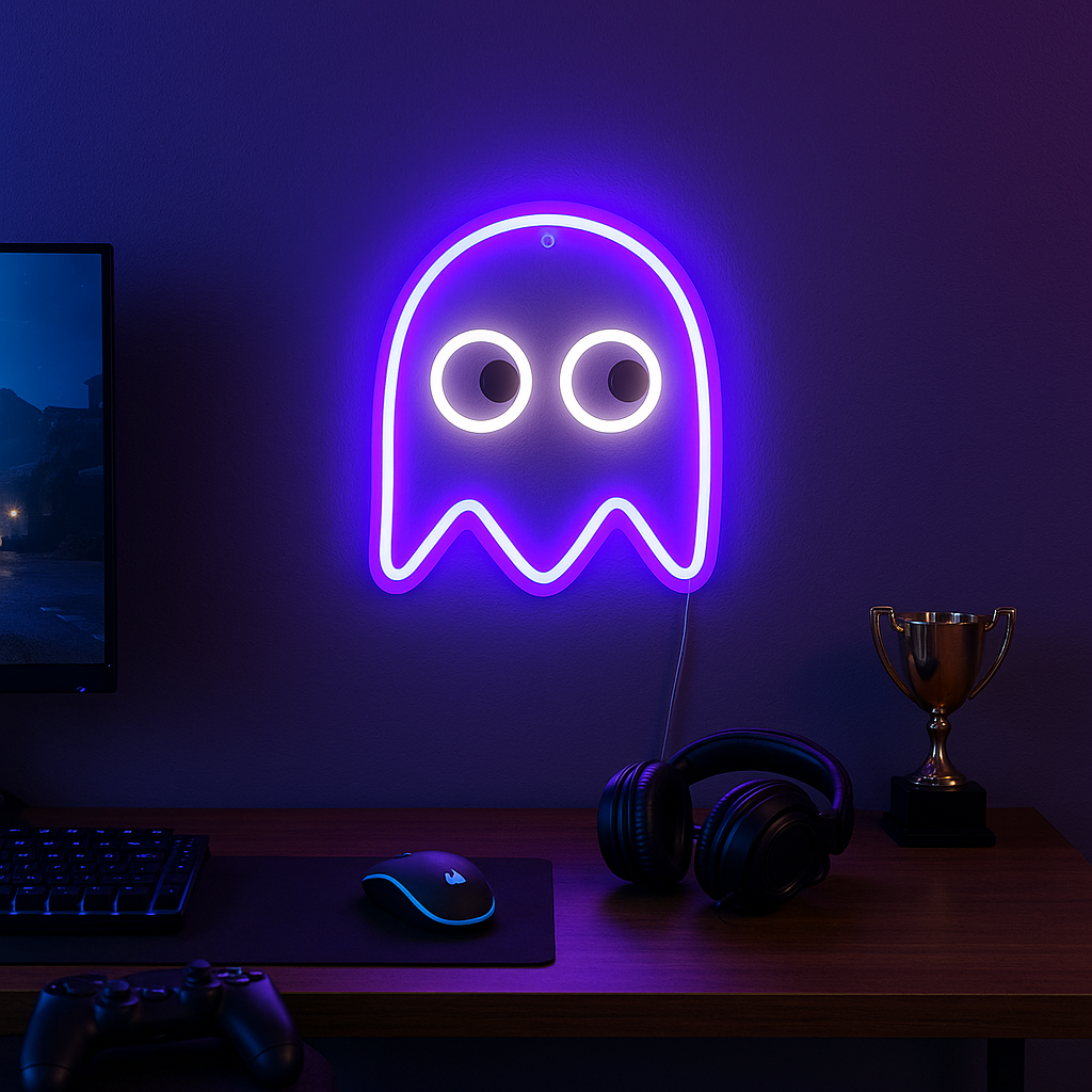 Ghost Neon Vegglampe