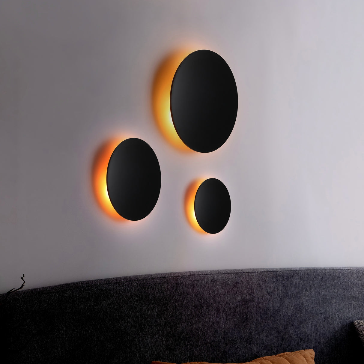 Lori Vegglampe Ø40 Svart