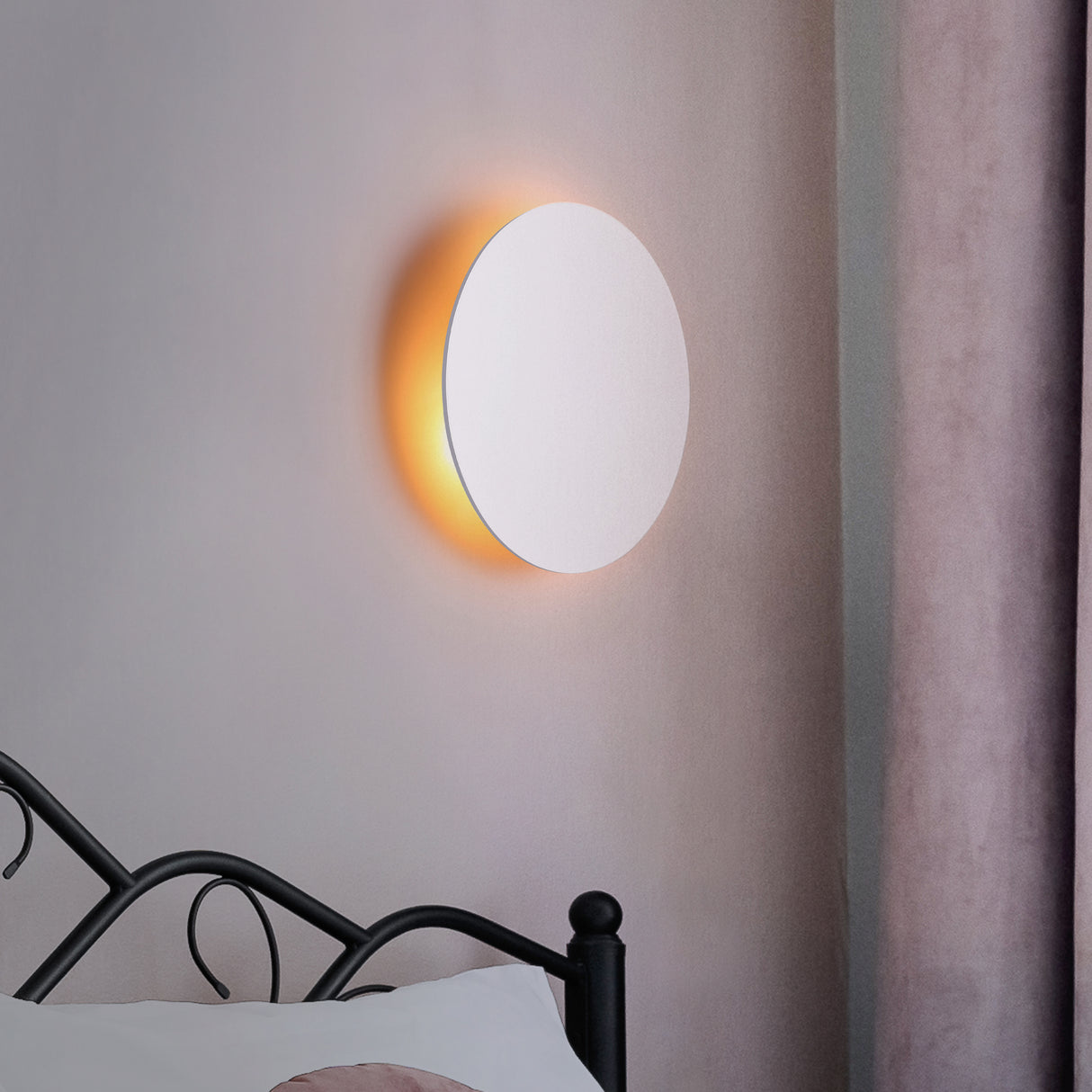 Lori Vegglampe Ø40 Hvit